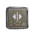 Voltage 12-24 V high quality stainless plate lift push button with braille for Cop/Lop