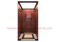 Villa Elevator Interior Design PVC Floor With Stainless Steel / Tube Light