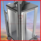 Load 800kg Modern Commercial Elevator Electric Passenger Lift With 3 Sides