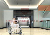 Load 1600kg Stainless Steel Frame High Speed Elevator With Braille Button