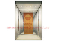 Gold Mirror Residential Elevator Cabin Decoration For Passenger Lift