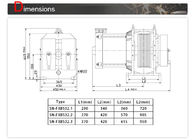 DC 110 2.5A Elevator Gearless Machine Motor For Passenger Elevators