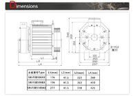 450kg Safety Elevator Gearless Machine Lift Motor For Passenger Lift Parts