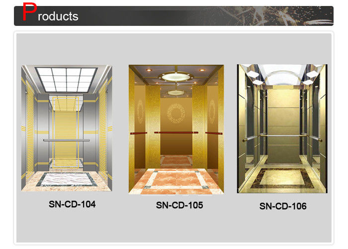 SN - CD - 101 Elevator Cabin Decoration Mirror St .St Vault Panel