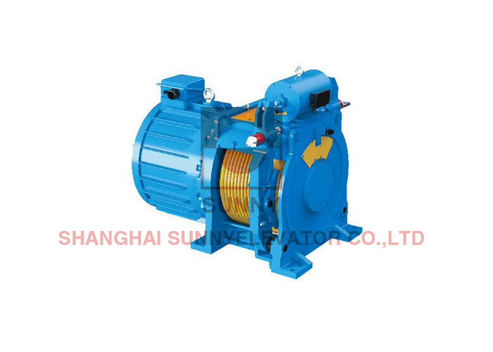 Permanent Magnet Synchronous Gearless Traction Machine T Guide For Elevator 2500kg