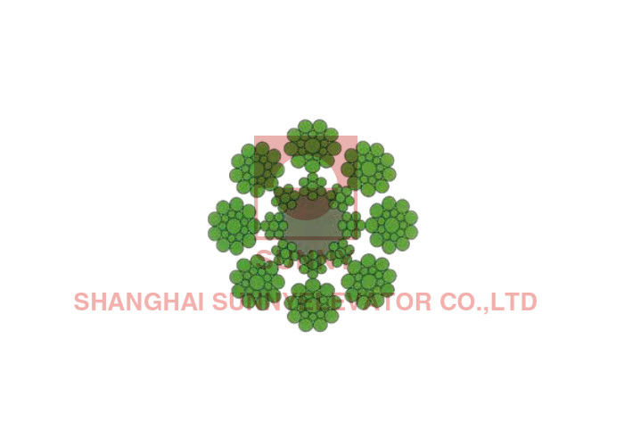 Gustav Wolf Steel Wire Rope 8 - 20mm For 4m/S Passenger Elevator Lift