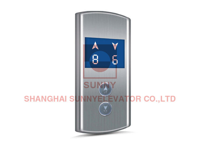 LCD Parallel Elevator Landing Operation Panel 356 X 160 X 20mm For Elevator Parts