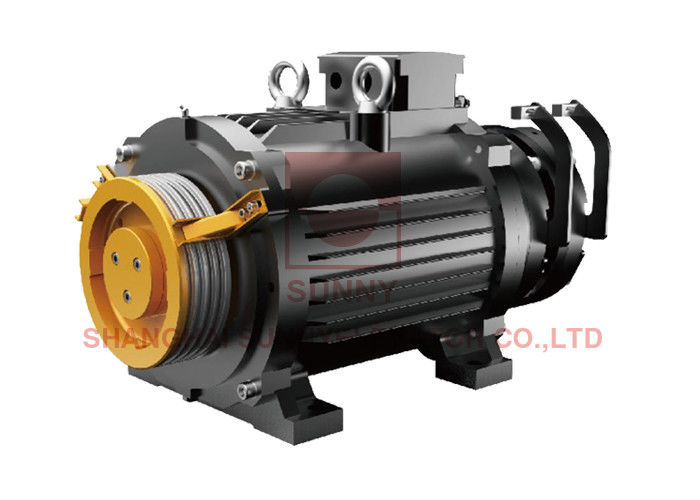 Elevator Traction Device / Gearless Traction Machine Load 400KG