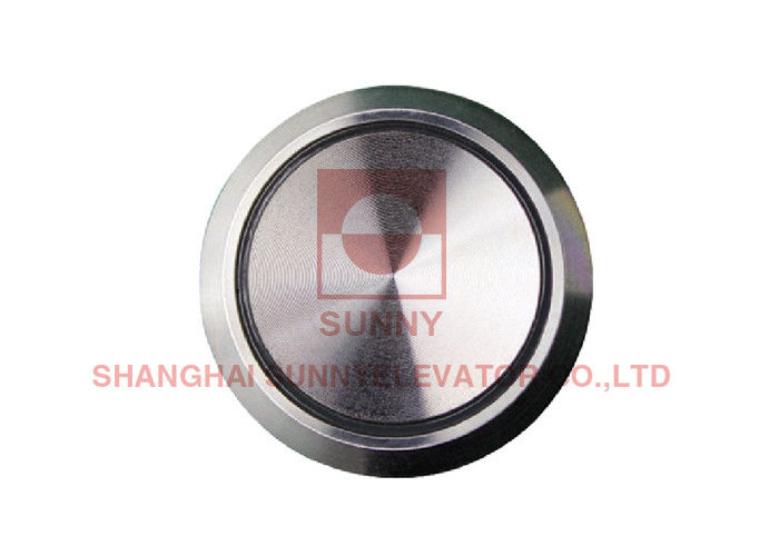 Stainless Steel Lift Push Button OEM Escalator Parts With R27mm Hole Size