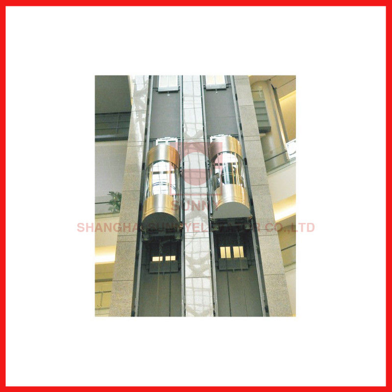 Sightseeing High Speed Elevator Stainless Steel Panoramic Elevator For ...
