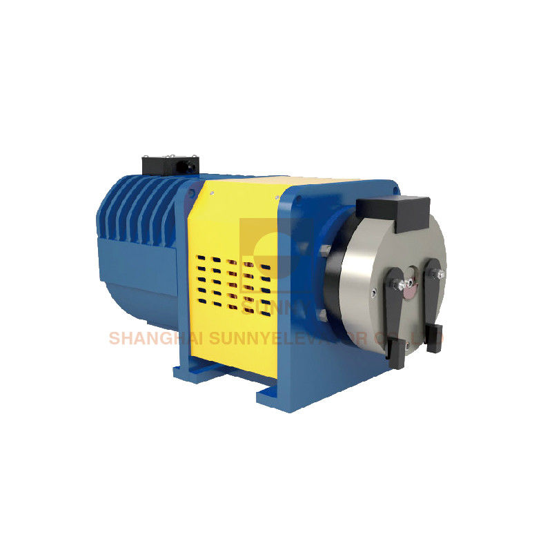 1.0m/S Speed Gearless Traction Machine Permanent Mangnet Synchronous