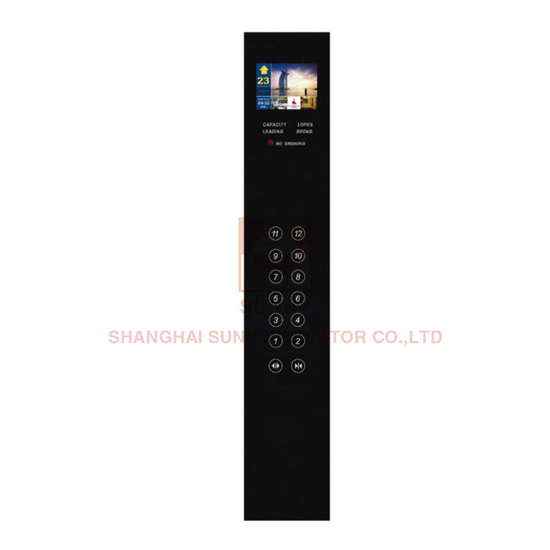 Tempered Glass Elevator Car Operating Panel Button And Tempered Glass Panel