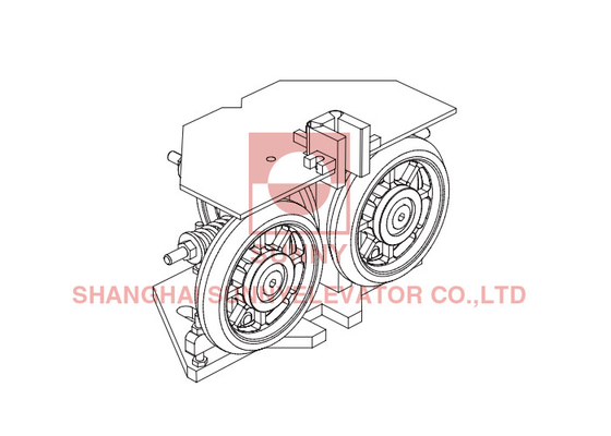 10m/S Elevator Roller Guides Shoes For Medium High Speed Lifts