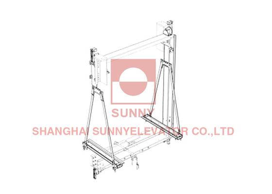 EN 81 Electric Lift Car Sling For Low Speed Elevators GB/CE Certifcation