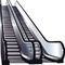 Durable Stainless Steel Panel Moving Walk Escalator Safety With VVVF