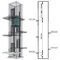 Load 400kg And Speed 1.0m/S Stable Safety Home Elevator With All Glass Enclosed Design