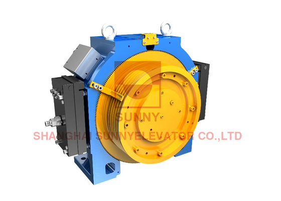 Elevator Gearless Traction Machine With Microcomputer Frequency Control