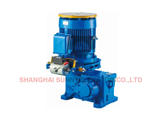 VVVF Driving Geared Traction Machine For Escalator Parts