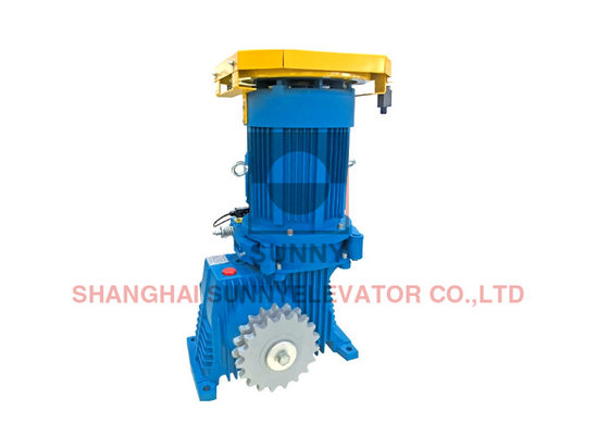 VVVF Driving Geared Traction Machine For Escalator Parts