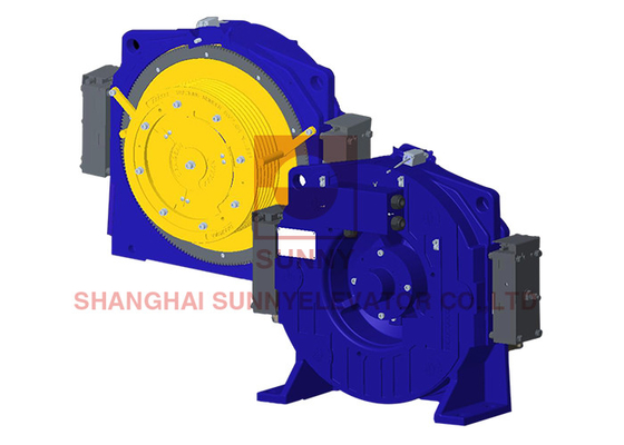 Lower Noise Gearless Motor For 2.5 M/S Elevator Parts