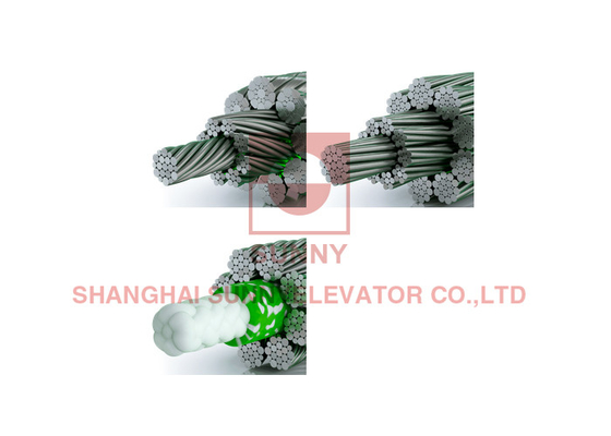 High Performance Hybrid Elevator Ropes Through Greater Bending Resistance