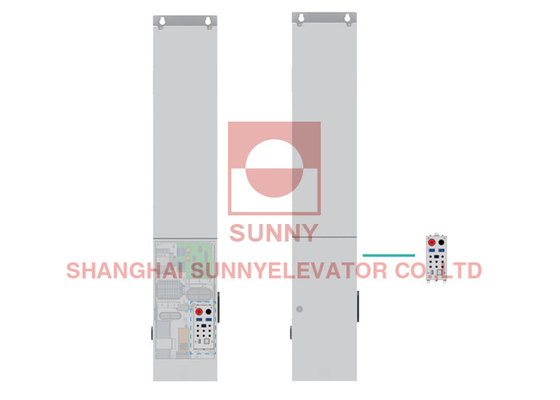 AC 380V / 220V Elevator Control Cabinet With Ultra Thin Design