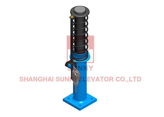 210mm Stroke Lift Hydraulic Buffer For Passenger Elevator Safety System Parts