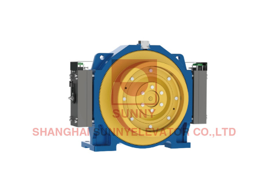 155 ( F ) Gearless Motor For Passenger Elevator Brakes