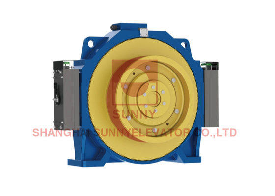 155 ( F ) Gearless Motor For Passenger Elevator Brakes