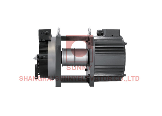 Elevator Gearless Traction Machine Permanent Magnet Synchronous Grooved Belt