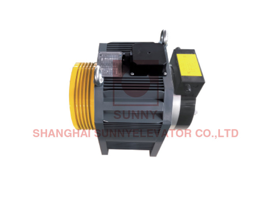 32 Poles Machine Room Less Traction Elevator With 12mm Groove Pitch