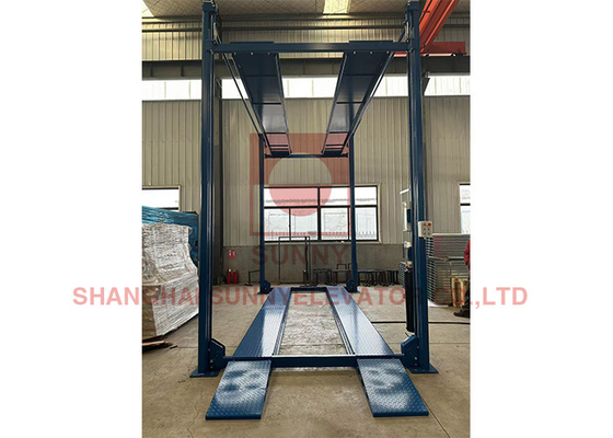 Tube Column Type 4 Post Car Parking Lift With High Lifting Capacity 4 / 5 Tons