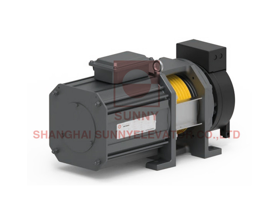 160 S5-25%ED 180s/H Elevator Gearless Traction Machine For 10mm Pitch