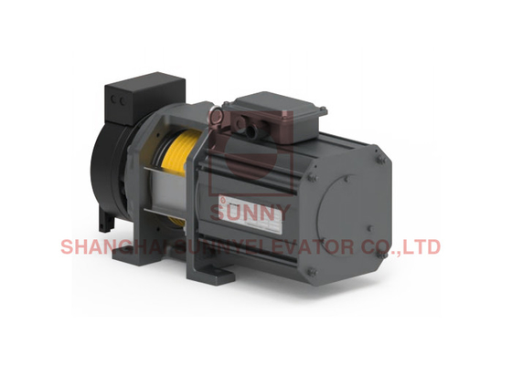 160 S5-25%ED 180s/H Elevator Gearless Traction Machine For 10mm Pitch