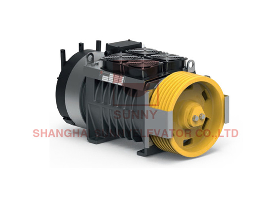 0.63 - 2.5m/S Speed Elevator Gearless Traction Machine For Elevator Parts