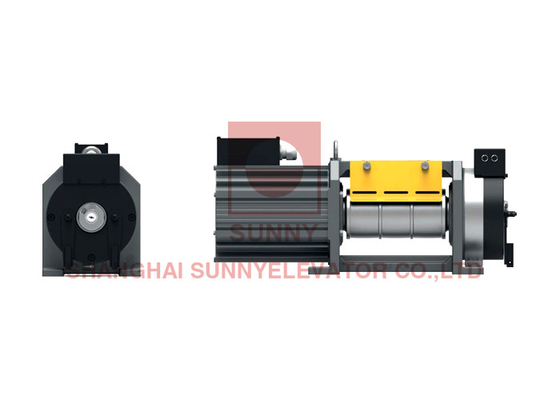 630kg Elevator Belt Gearless Traction Machine For Elevator Lift Component