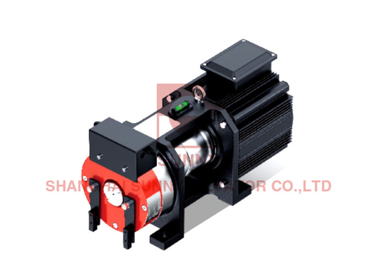 Mechanical Safety Gearless Elevator Machine 220 / 380V Elevator Parts