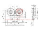 Lift Guide Shoes Elevator Components , Allowable Gross Mass ≤ 800kg