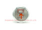 Round Lift Elevators Parts Elevator Switch Push Button With Braille