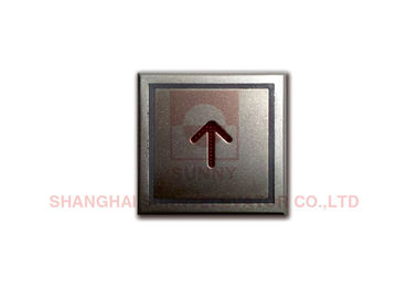 Custom Elevator Push Button 40*40 Mm Size Illuminant Halo And Characters