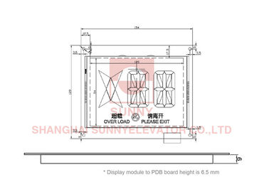 Custom Elevator LCD Display Digital Lcd Display Lcd Monitor For Lift