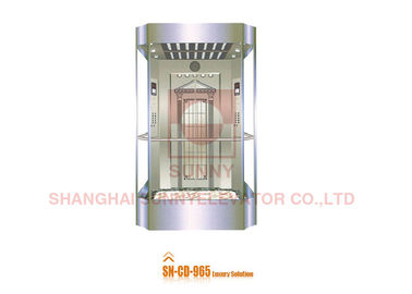 Hailine Stainless Steel Observation Elevator Cabin Capsule Sightseeing Glass Passenger Elevator