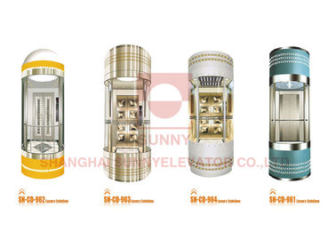 Hailine Stainless Steel Observation Elevator Cabin Capsule Sightseeing Glass Passenger Elevator