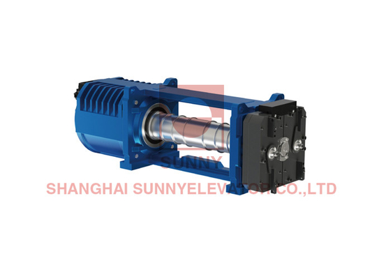1350~2500KG Permanent Magnet Synchronous Gearless Belt Traction Machine