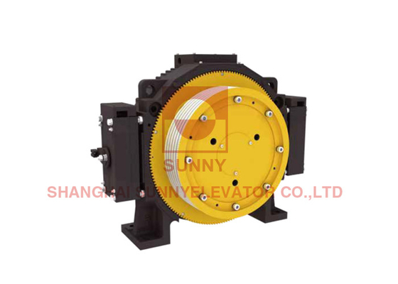 Φ400 Block Brake PM Gearless Traction Machine For Passenger Elevator Use
