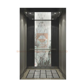 Floor Marble Mosaic Car Design Elevator Cabin Decoration For Hotel Elevator / Passenger Lift