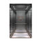 Business Building Elevator Cabin Decoration Car Design Ceiling Titanium Black Mirror , LED Lighting