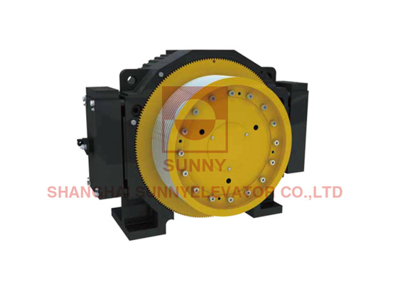 Block Brake PM Gearless Traction Machine For Elevators With 1600-2500kg Load Capacity And 1.0-3.0m/S Speed