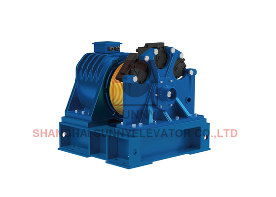 IP41 Rated Gearless Traction Machine For Elevator With Phi 540mm Sheave Diameter