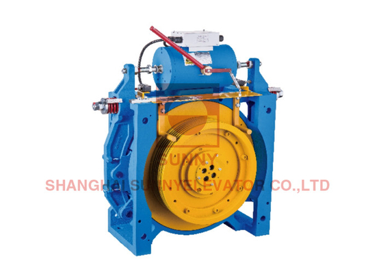 450~630kg Low-Noise Gearless Traction Machine For Elevators With Single Wrap Design
